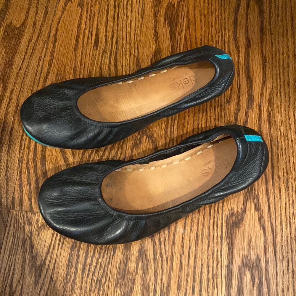 Black Tieks Size 8